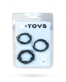 Набор колец A-toys, черные, 769004-5