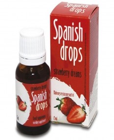 Капли возбуждающие для двоих Spanish Drops Strawberry dreams 15 мл