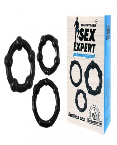 Кольца эрекционные Sex Expert, 2,5 см