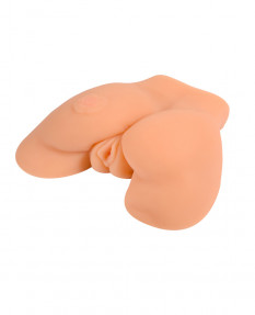 Мастурбатор реалистичный вагина+анус, XISЕ, 22 см