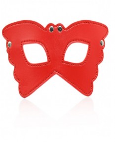 БДСМ маска-очки красная
