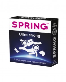 Презервативы Spring Ultra Strong - ультра прочные, 3 шт