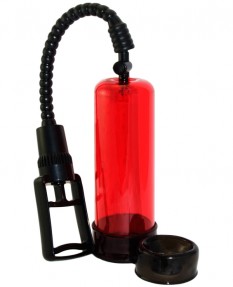 Вакуумная помпа Red Pump, красная, 20 см
