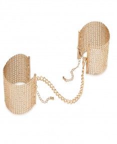 Наручники-браслеты Desir Metallique Handcuffs Bijoux золотые