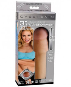 Насадка-удлиннитель Transformer Penis Extension 3" телесная