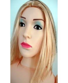 Кукла для секса с вибрацией блондинка 3D Face Love Doll
