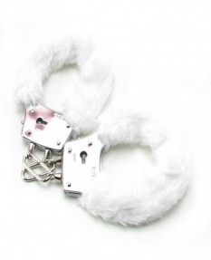 Наручники с мехом FF Beginner's Furry Cuffs-White