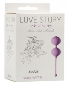 Вагинальные шарики Love Story Scarlet Sails Violet Fantasy