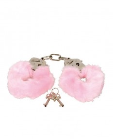 Наручники с мехом Furry Love Cuffs Pink