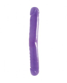 Фаллоимитатор двойной фиолет.30 см