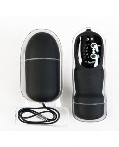 Вибратор с пультом ДУ, 5 режимов вибрации, 7,6 см черный
