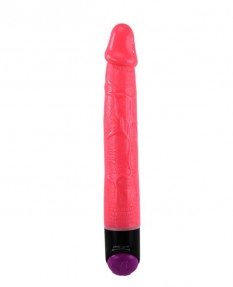 Вибратор розовый 24 см, BW-006080R-pink(1)