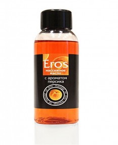 Масло массажное "Eros" с ароматом персика, 50 мл