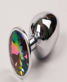 Большая анальная пробка Anal Jewelry Plug Silver Color L