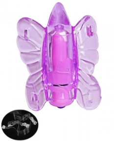 Фиолетовая вибробабочка Sex Butterfly