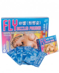 Fly Dazzled Powder (натуральная основа) возбуждающий порошок для женщин (4 пак.)
