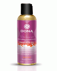 Массажное масло с феромонами и афродизиаками "Страсть" DONA Scented Massage Oil Sassy Aroma: Tropica
