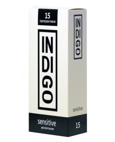 Презервативы INDIGO Sensitive №15 ультратонкие
