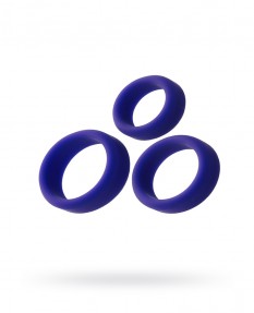 Эрекционное кольцо на пенис TOYFA A-Toys, Силикон, Фиолетовый, Ø4,5/3,8/3,2 см, 768015