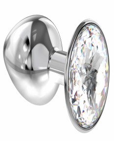 Анальная пробка Diamond Clear Sparkle Small