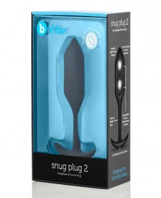 Профессиональная анальная пробка B-vibe Snug Plug 2 медиум