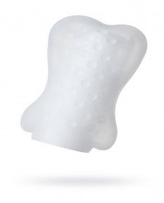 Мастурбатор TOYFA A-Toys Pocket Dotty, TPR, белый, 7,8см (растягивается до 30см)