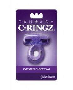 Эрекционное кольцо с вибрацией Fantasy C-Ringz Vibrating Super Ring