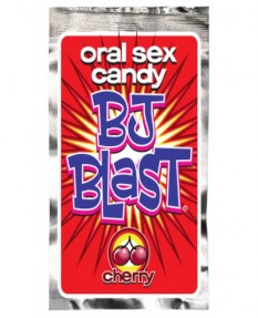 Шипучие конфеты для орального секса со вкусом вишни