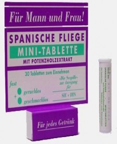 Продукт для мужчин и женщин Spanische Fliege Minitabletten