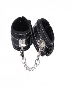 Роскошные наручники черного цвета