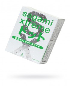 Презервативы латексные Sagami Xtreme Type-E №3. 718/1