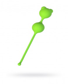 Вагинальные шарики A-Toys by TOYFA Meeko, силикон, зеленый, 16,4 см, Ø 2,7 см, 764016