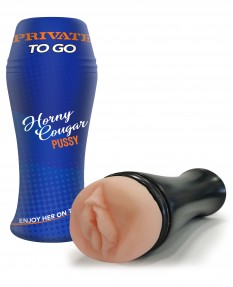 Мастурбатор Horny Cougar To Go, 21 см