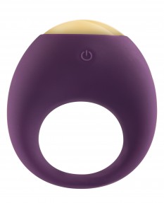 Эрекционное кольцо Eclipse Vibrating Cock Ring, 7 режимов вибрации, фиолетовое
