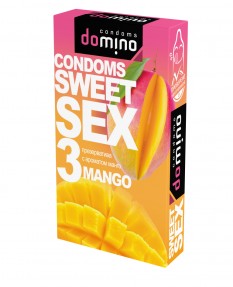 Презервативы DOMINO SWEET SEX Mango 3 шт