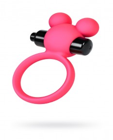 Виброкольцо на пенис A-Toys by TOYFA, розовое