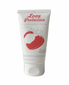 Лубрикант на Водной Основе Lola Games Love Protection Strawberry 50ml