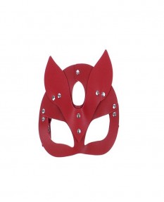 Красная маска с ушками