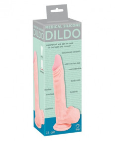 Фаллоимитатор реалистик Medical Silicone Dildo 21 см