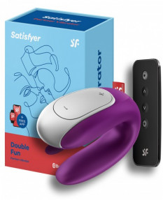 Смарт-вибратор для пар Satisfyer Double Fun фиолетовый