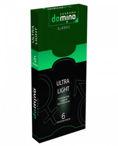 Презервативы DOMINO CLASSIC Ultra Light 6 шт ультратонкие, Luxe7936