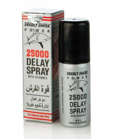 Cпрей пролонгатор Delay Spray Deadly Shark 25000 с витамином Е 45 мл