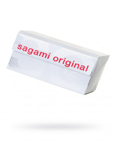 Презервативы Sagami, original 0.02, полиуретан, 19 см, 5,8 см, 12 шт. 715/1
