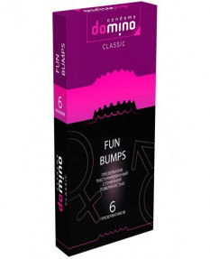 Текстурированные презервативы с точечной поверхностью Domino Classic Fun Bumps 6 шт, Luxe7935