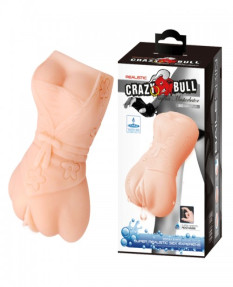 Компактный мастурбатор-вагина Crazy Bull с эффектом выделения смазки, BM-009201K